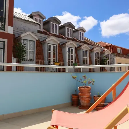Appartement Azulejos' Charming With Terrace 2 By Lisbonne Collection *